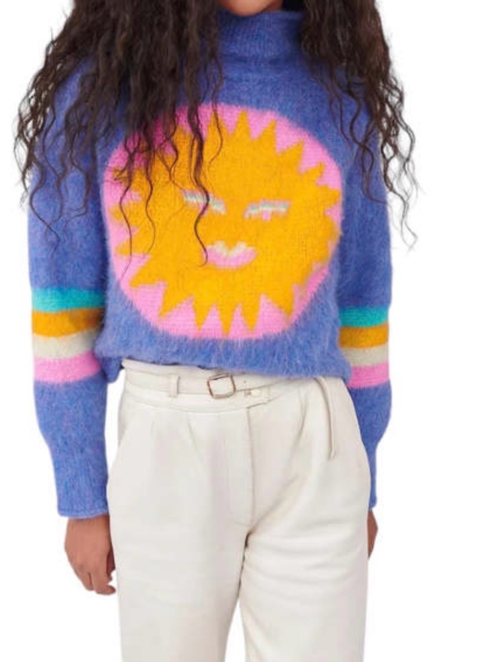 Celia B Mont Blanc Sweater in Blue XS